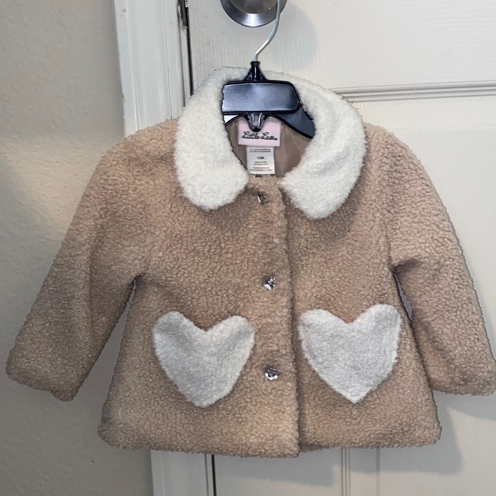 Little Lass tan jacket